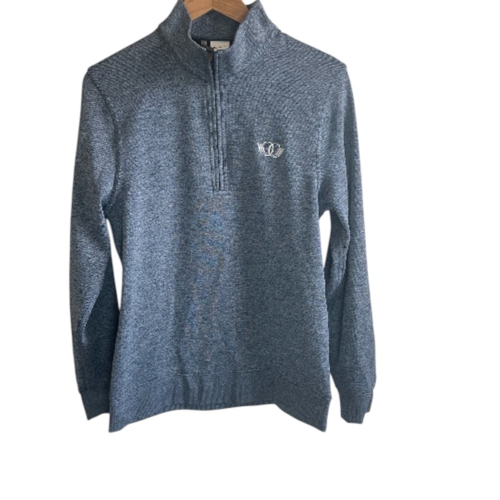 Nike Men's Gray Zip-Up Sweater